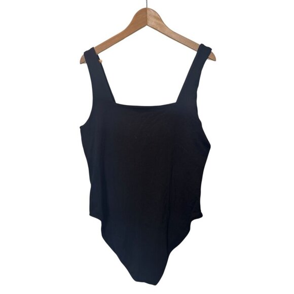 NWT Old Navy Black Bodysuit | Size XL | Sleeveless Scoop Neck One-Piece - Picture 2 of 3